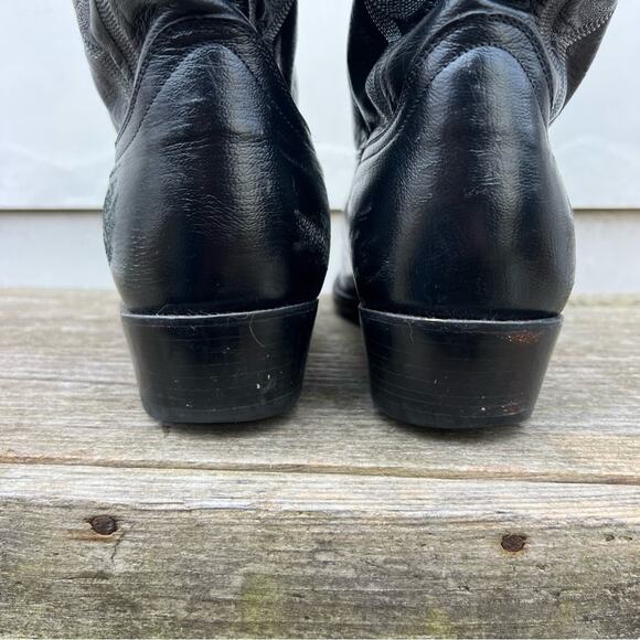 Dan Post 11 1/2 EW Mignon Black Round Toe Cowboy Western Boots DP2110R - Picture 7 of 11